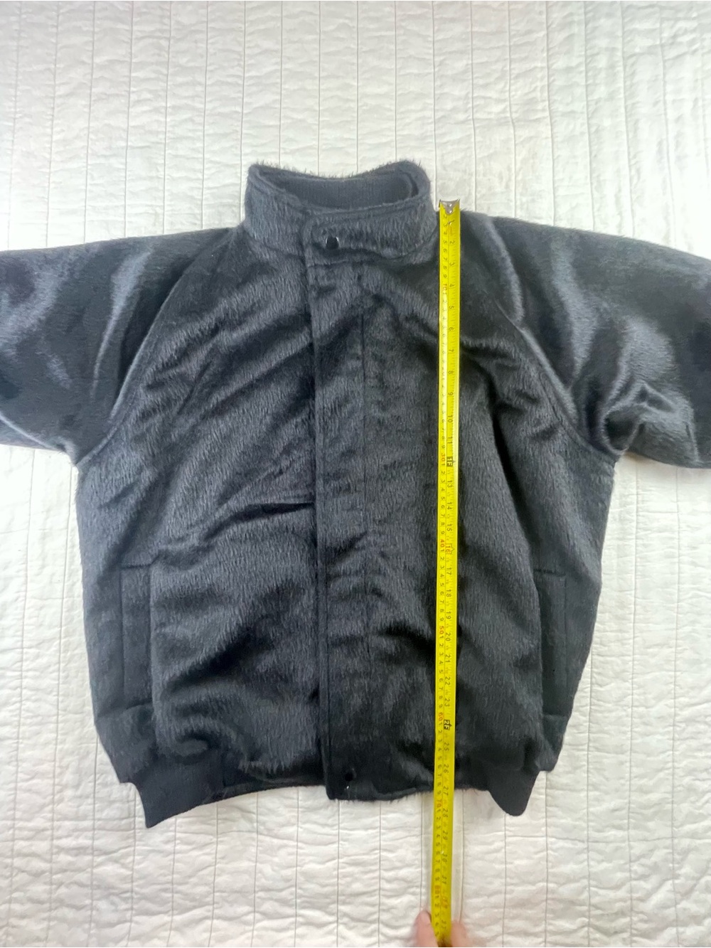 Everything Alpaca Peruvian Black Jacket Large (oversized fit see notes ) Unisex - Picture 6 of 8
